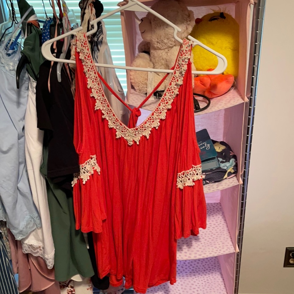 Cold shoulder Melon size xl